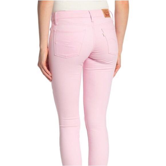 Levi Strauss & Co 710 Super Skinny Jeans W24 L30 NEW Light Pink - Picture 7 of 7